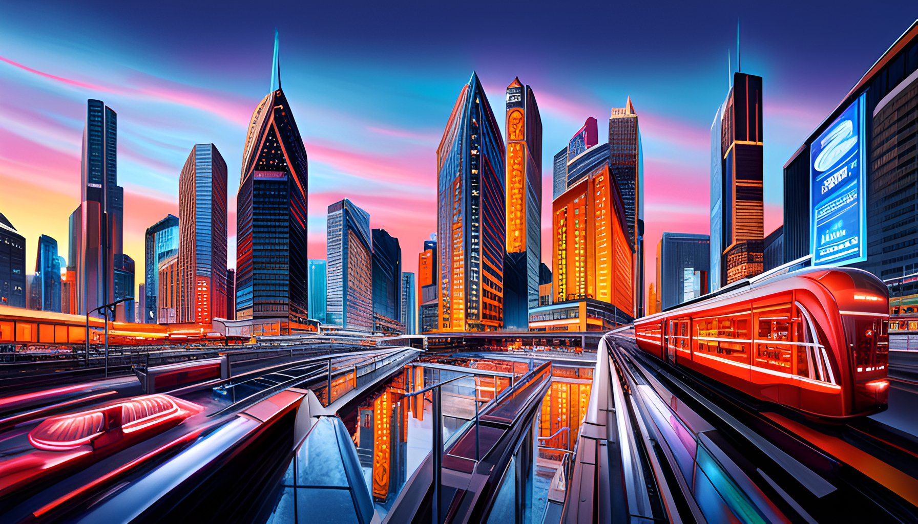 Neon Transit: Neon Lights in Public Transportation - NeonHub