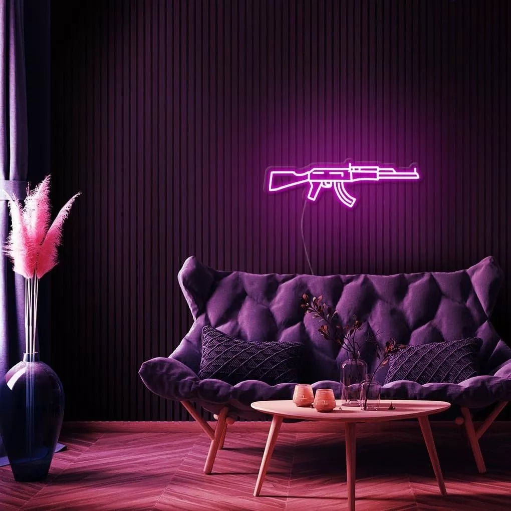 "AK Rifle" Neon Sign - NeonHub