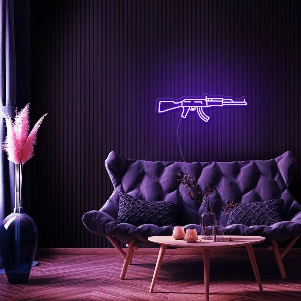 "AK Rifle" Neon Sign - NeonHub