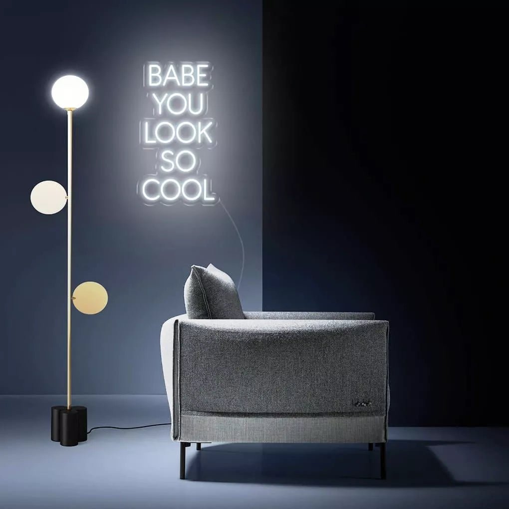 "Babe You Look So Cool" Neon Sign - NeonHub