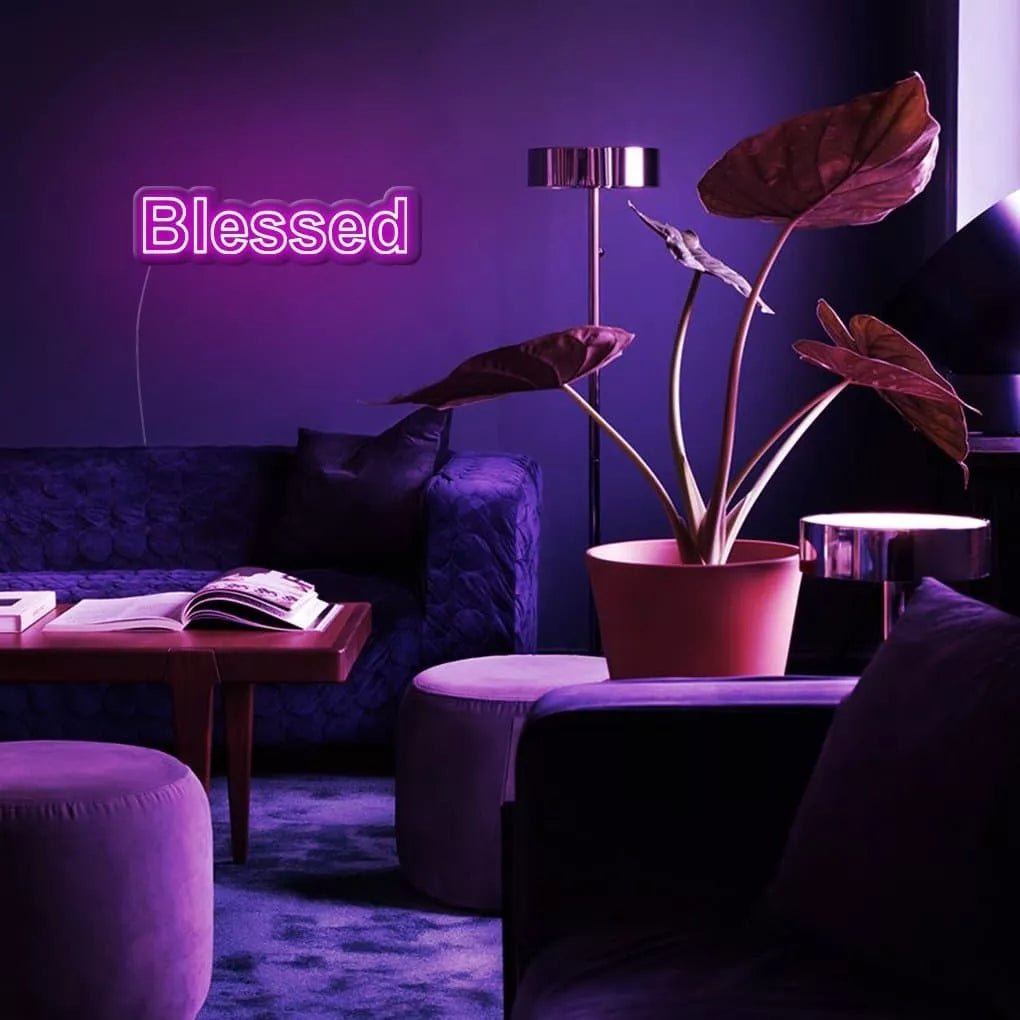 "Blessed" Neon Sign - NeonHub