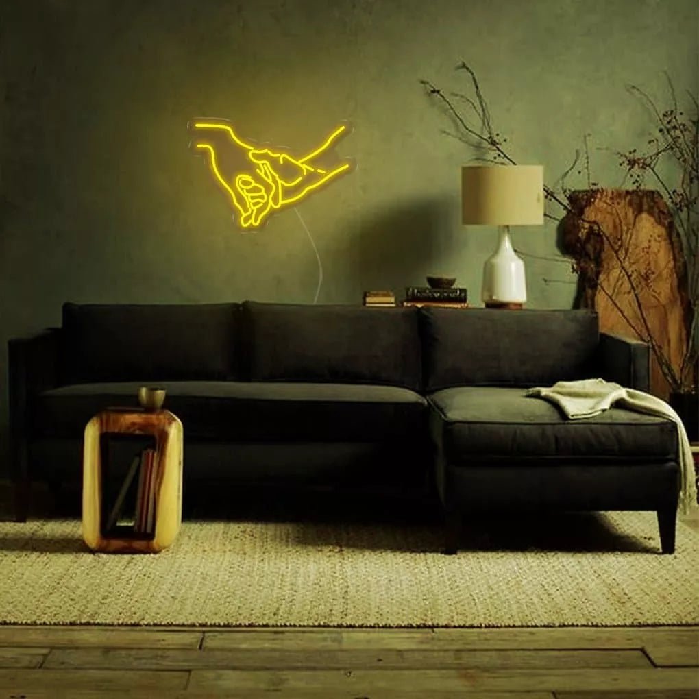 "Guiding Hand" Neon Sign - NeonHub