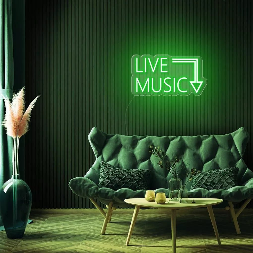 "Live Music" Neon Sign - NeonHub