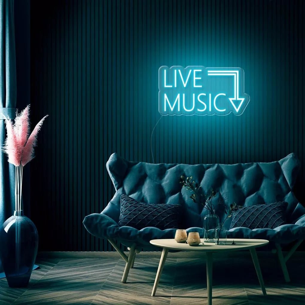 "Live Music" Neon Sign - NeonHub