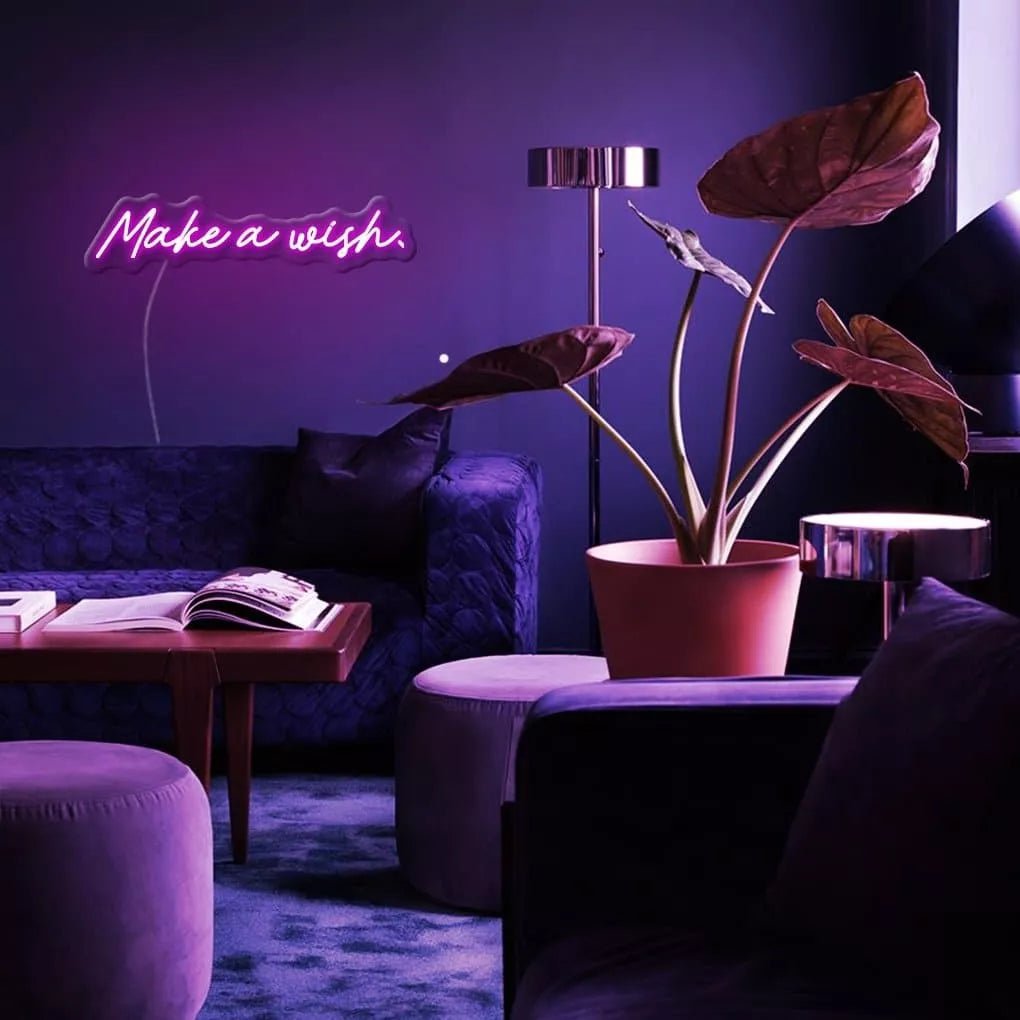 "Make A Wish." Neon Sign - NeonHub