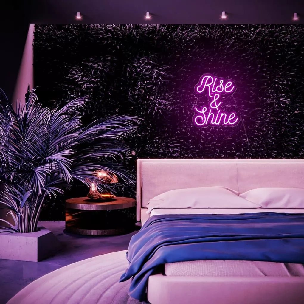 "Rise And Shine" Neon Sign - NeonHub