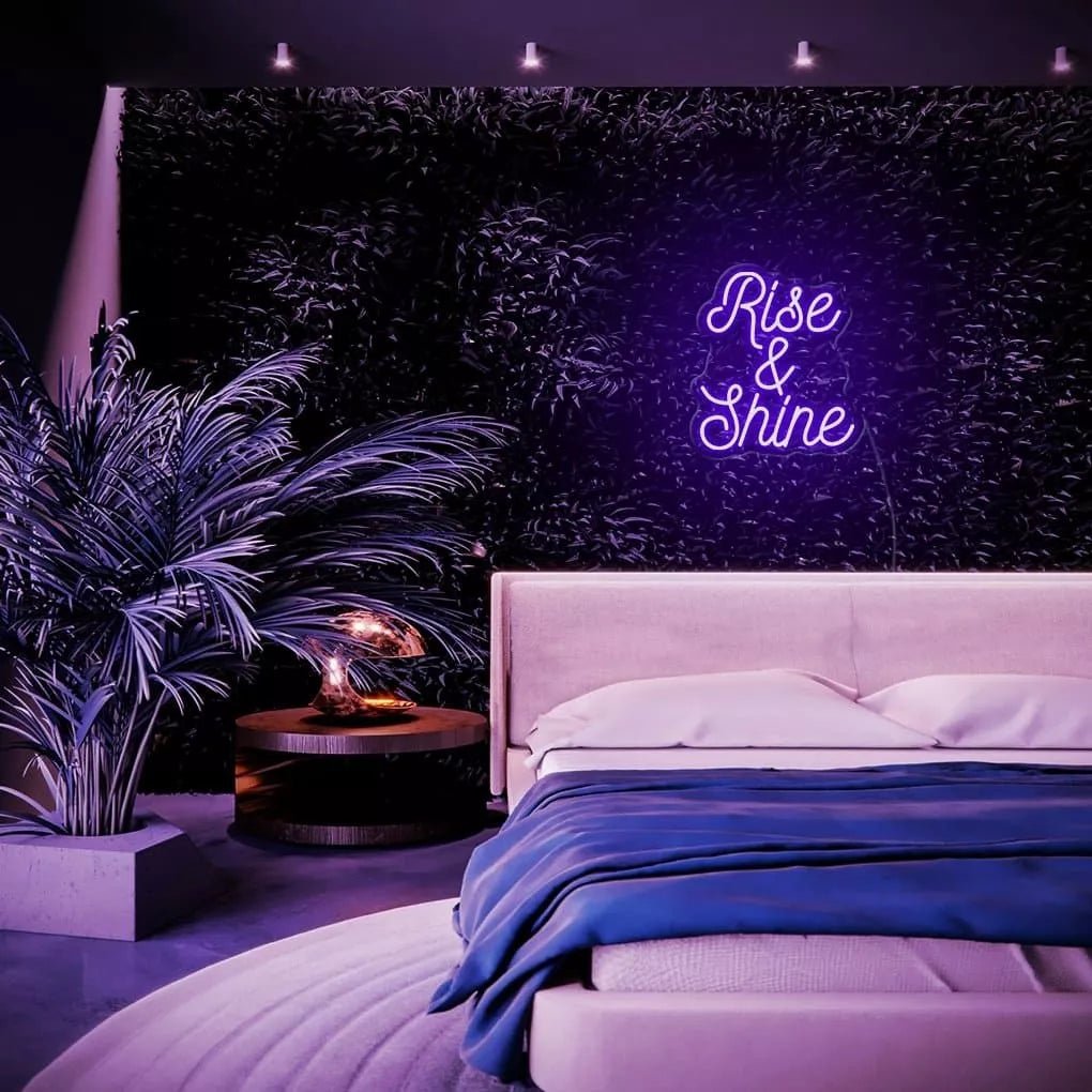 "Rise And Shine" Neon Sign - NeonHub