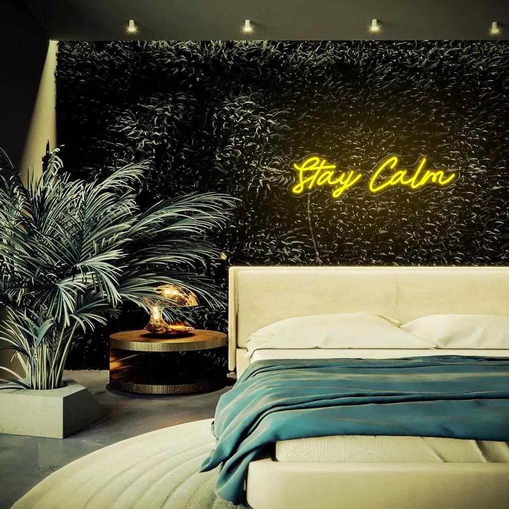 "Stay Calm" Neon Sign - NeonHub