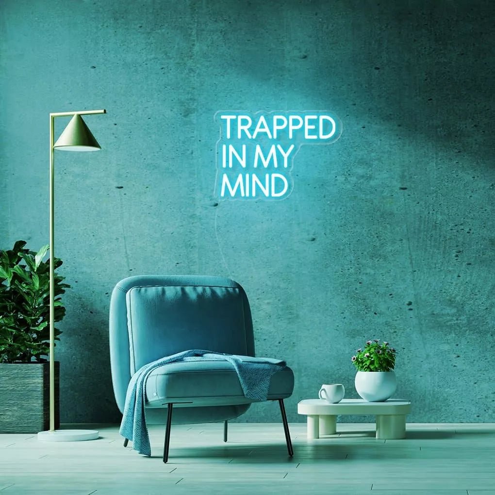 "TRAPPED IN MY MIND" Neon Sign - NeonHub