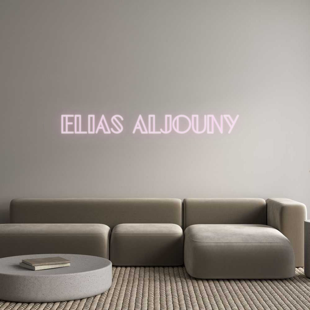 Custom Neon: Elias Aljouny