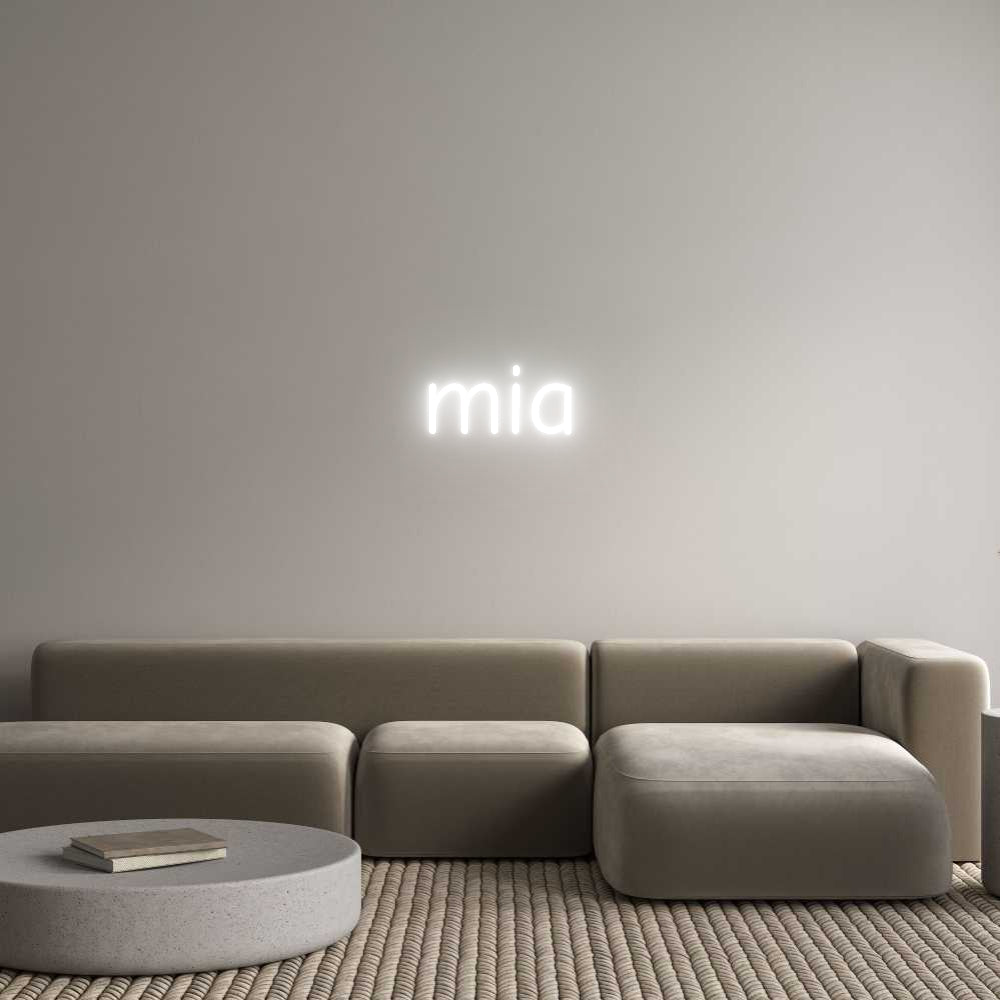 Custom Neon: mia