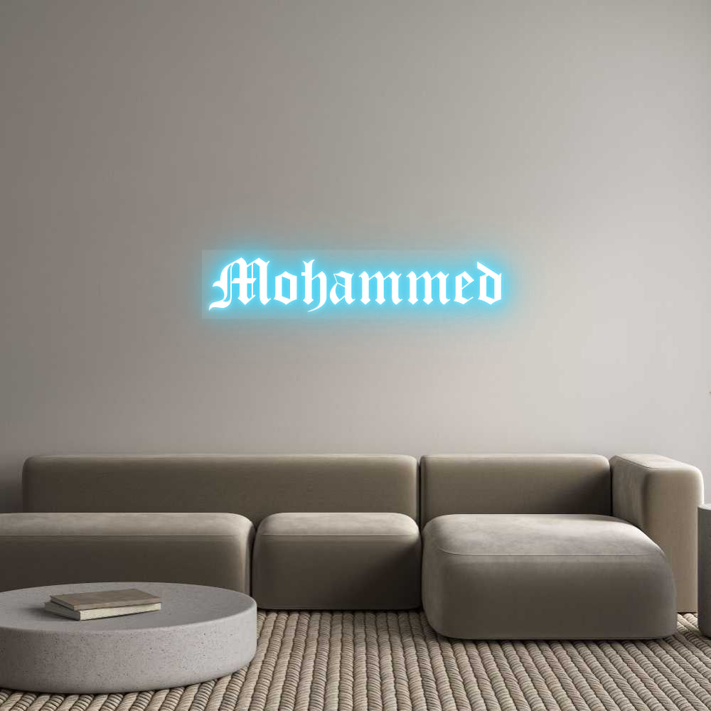 Custom Neon: Mohammed