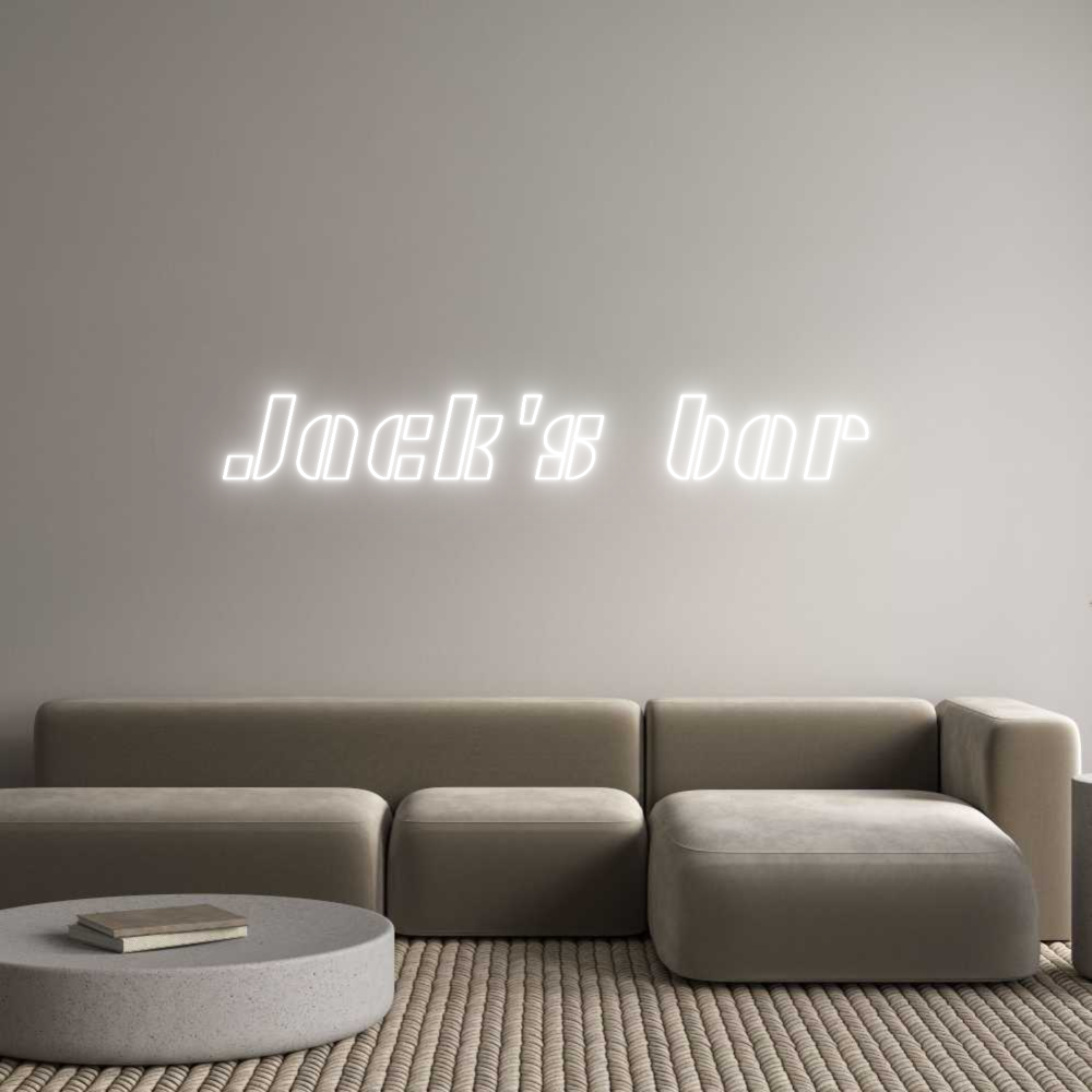 Custom Neon: Jack's bar