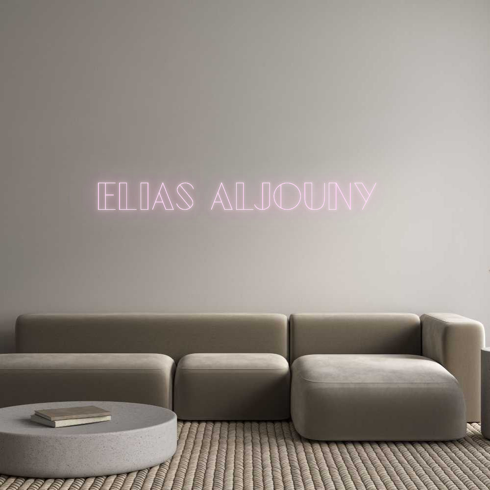 Custom Neon: Elias Aljouny