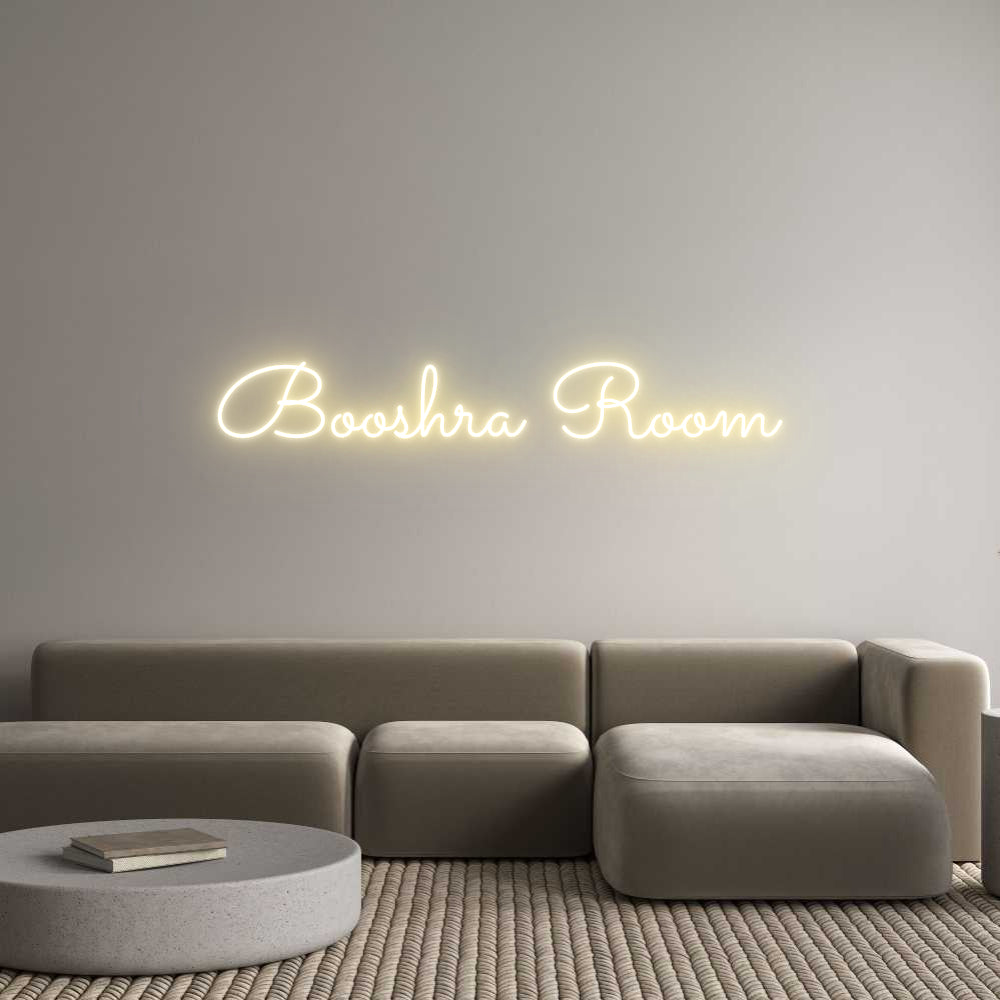 Custom Neon: Booshra Room