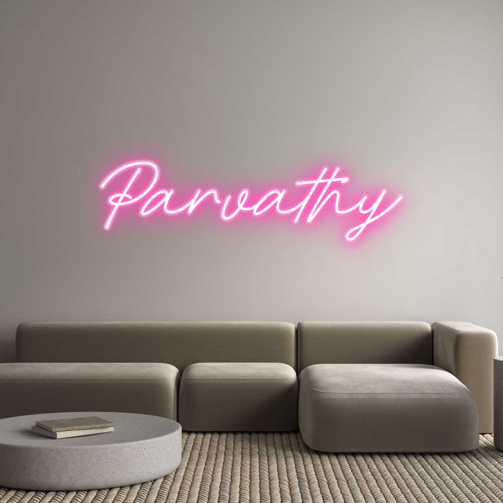 Custom Neon: Parvathy