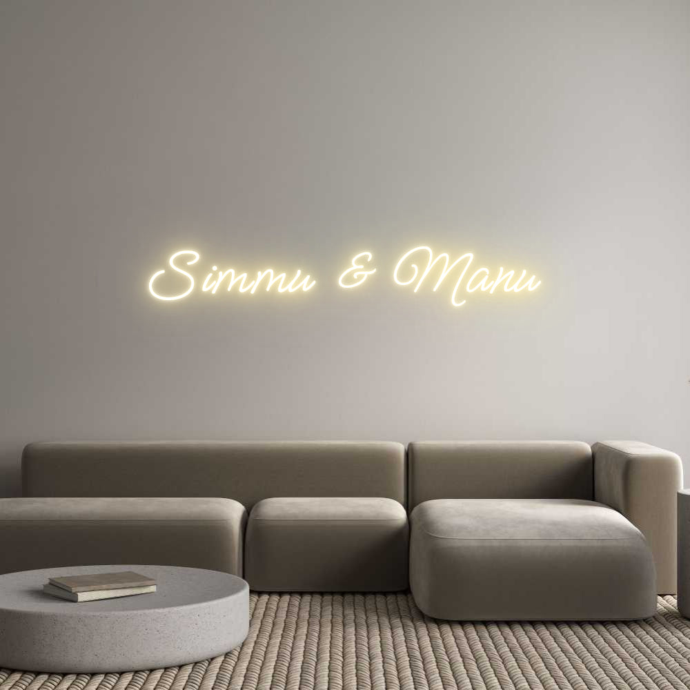 Custom Neon: Simmu & Manu