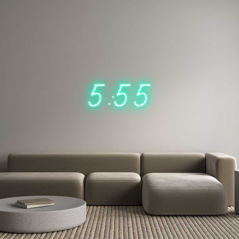 Custom Neon: 5:55