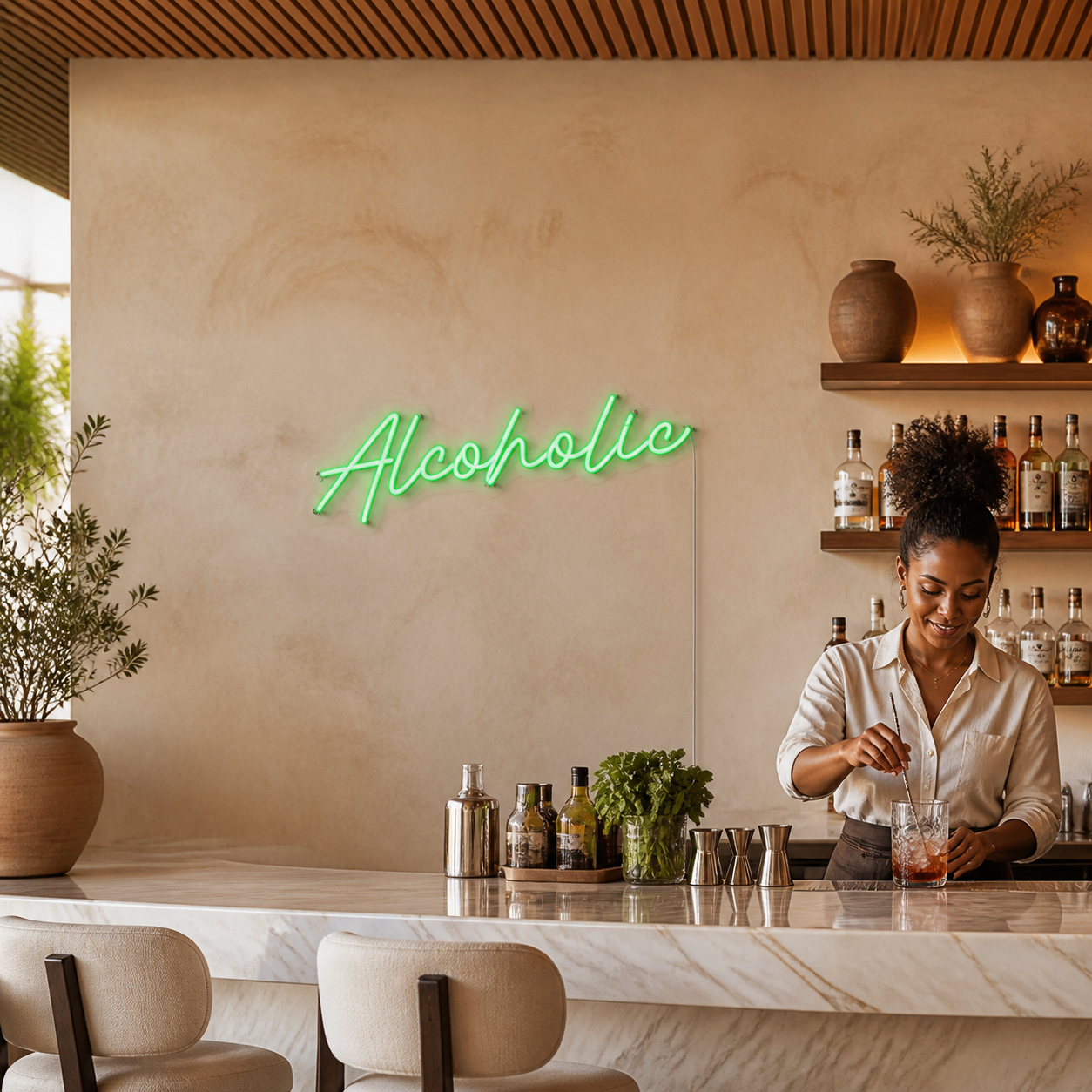 NeonHub lifestyle hero for "Broken Heart" Neon Sign