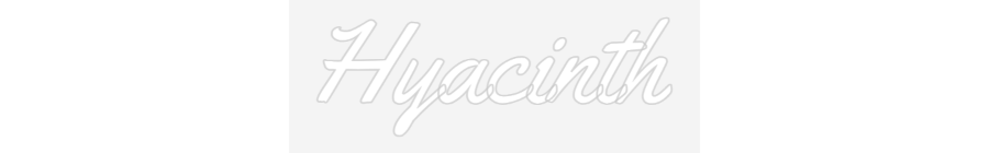 Custom Neon: Hyacinth