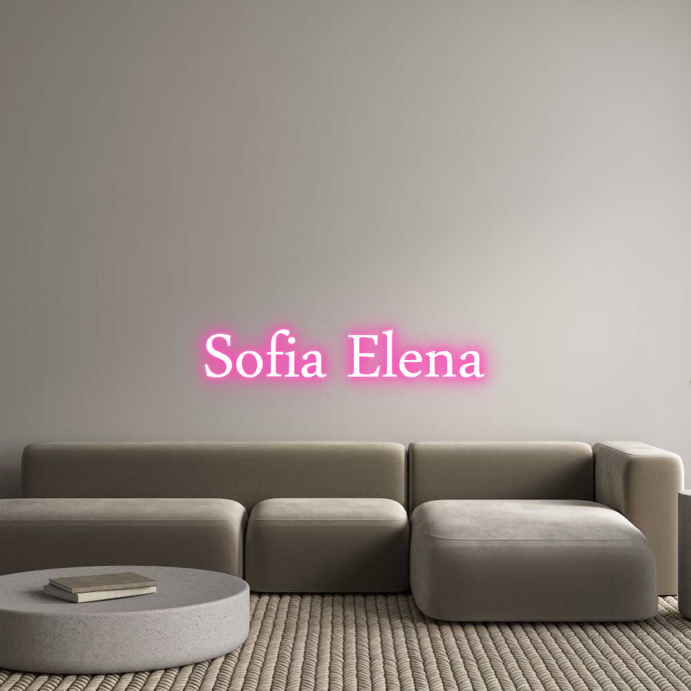 Custom Neon: Sofia Elena