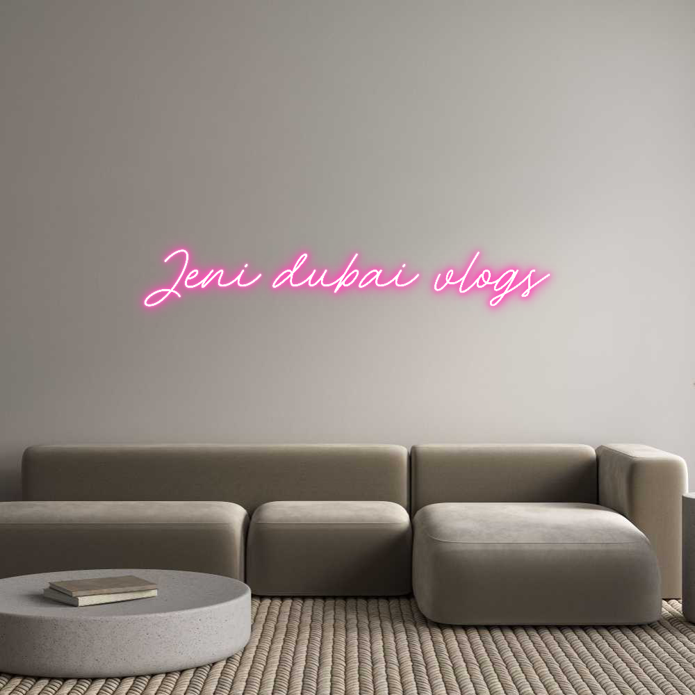 Custom Neon: Jeni dubai vl...