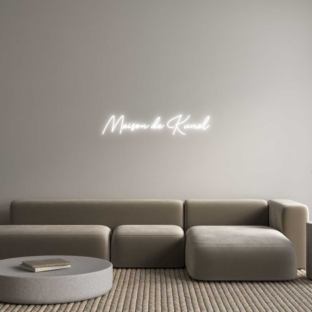Custom Neon: Maison de Kunal