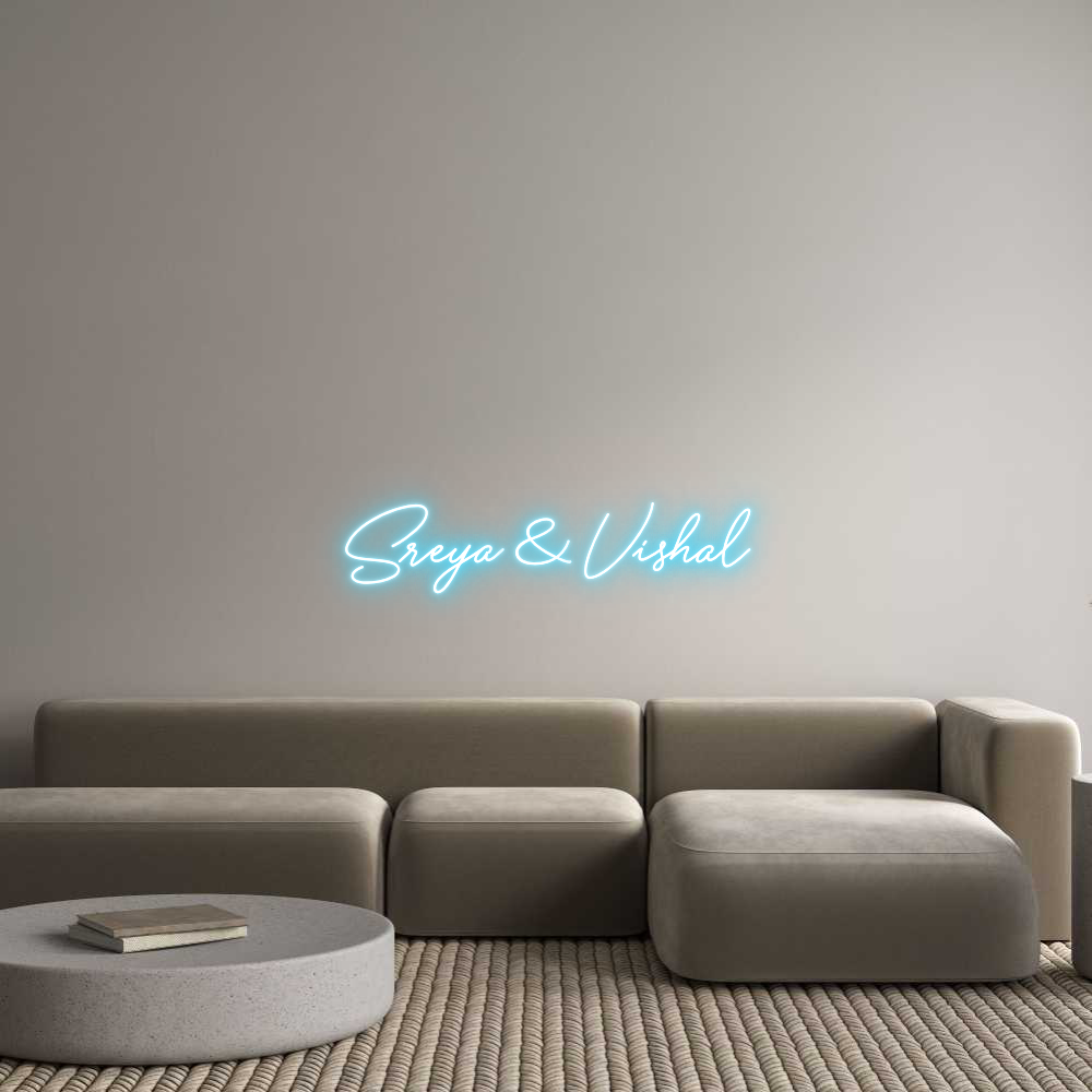 Custom Neon: Sreya & Vishal