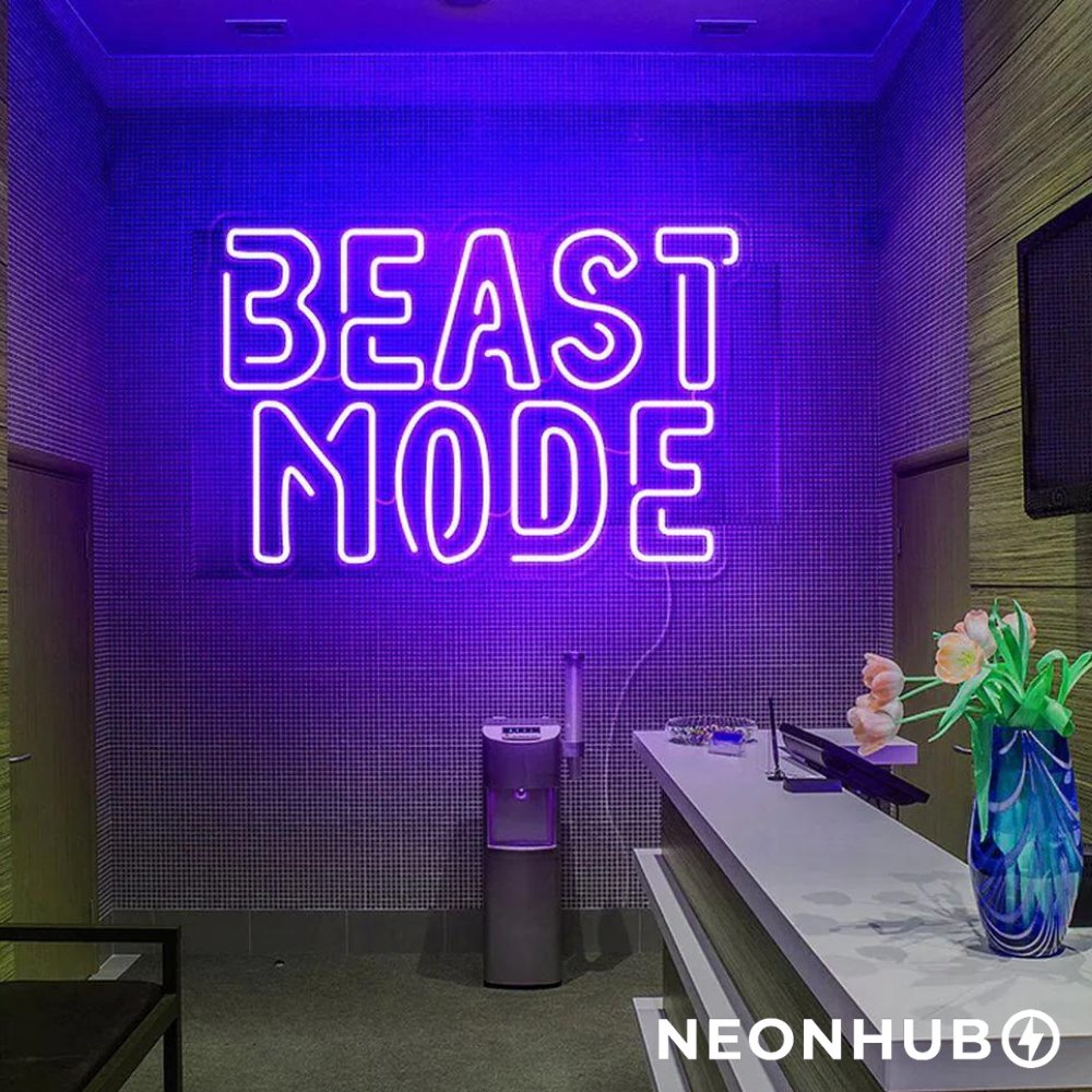 "Beast Mode" Neon Sign