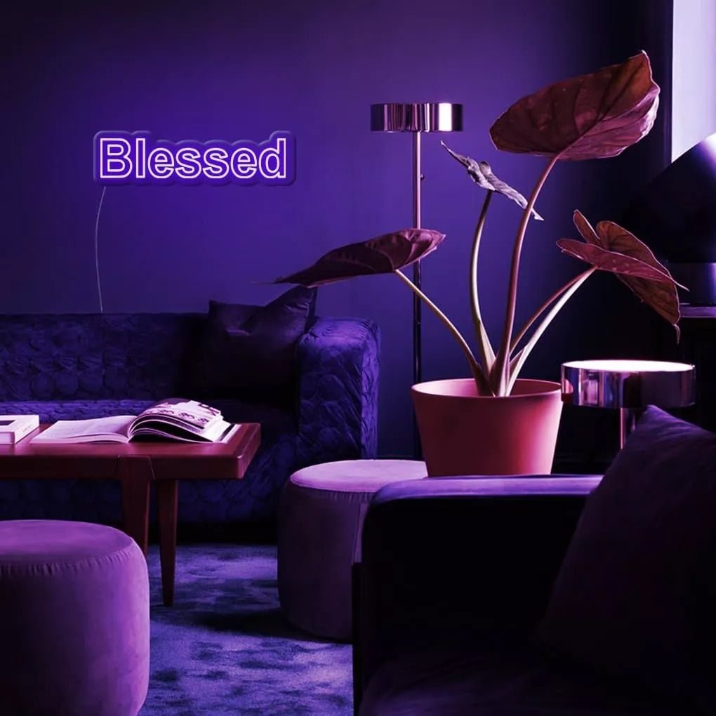"Blessed" Neon Sign - NeonHub