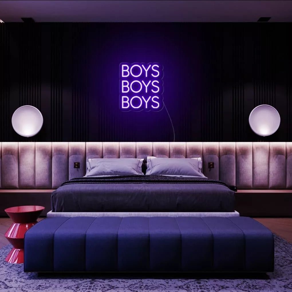"Boys" Neon Sign - NeonHub