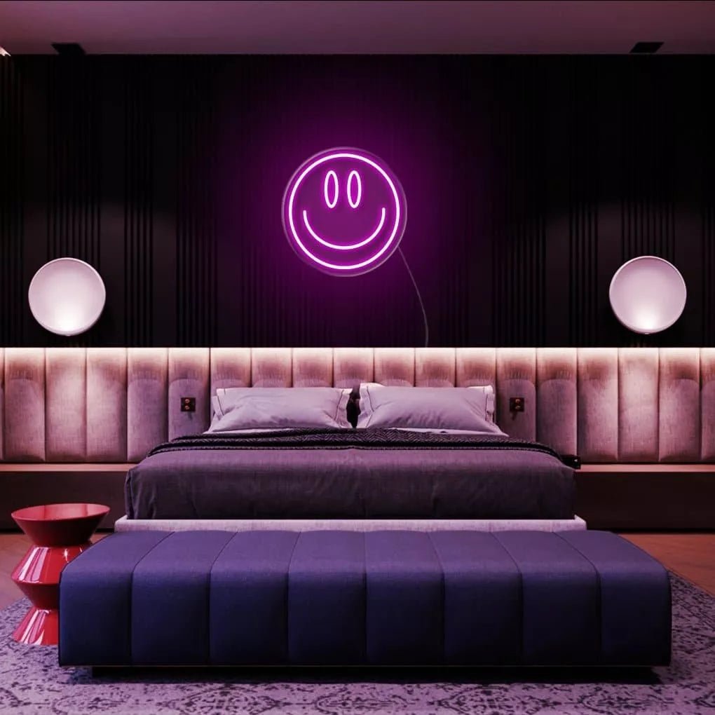 "Happy Emoji" Neon Sign - NeonHub