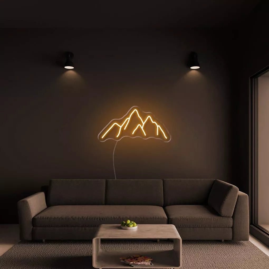 "Mountains" Neon Sign - NeonHub