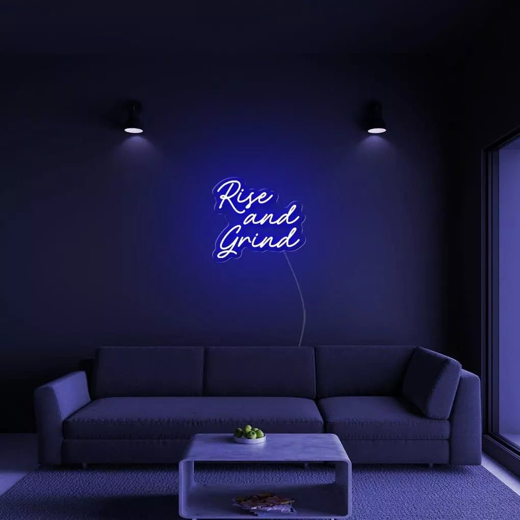 "Rise And Grind" Neon Sign - NeonHub