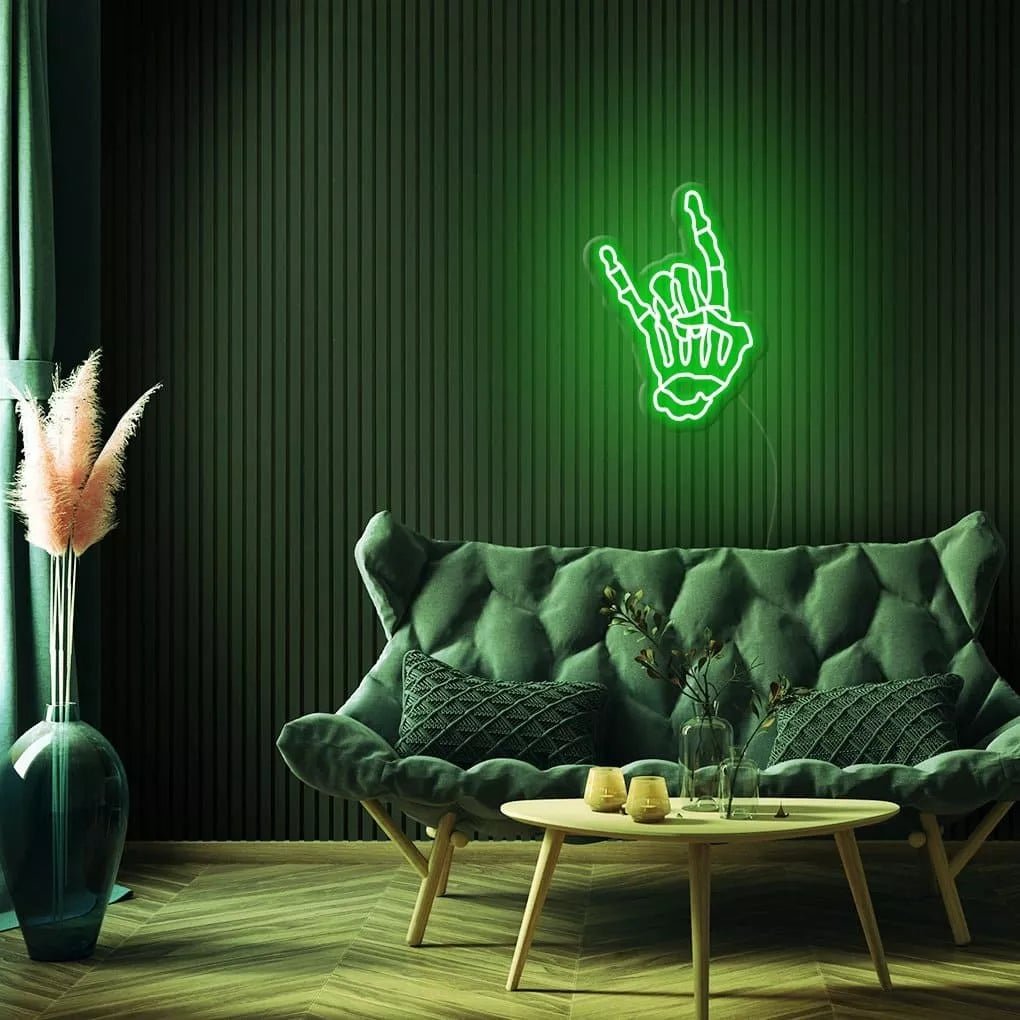 "Skeleton Hand" Neon Sign - NeonHub