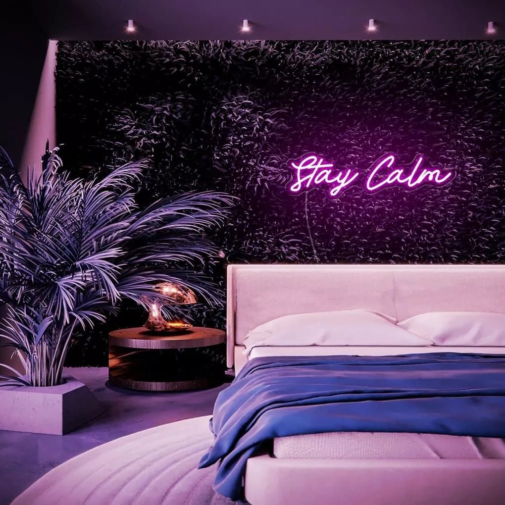 "Stay Calm" Neon Sign - NeonHub