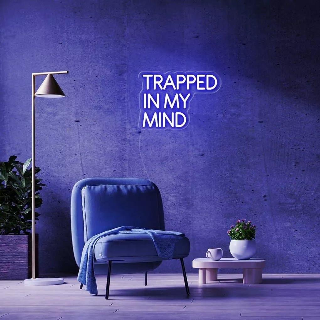 "TRAPPED IN MY MIND" Neon Sign - NeonHub