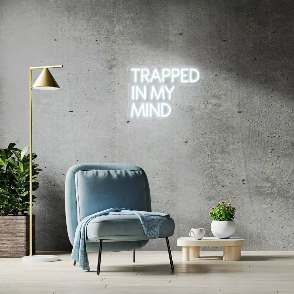 "TRAPPED IN MY MIND" Neon Sign - NeonHub